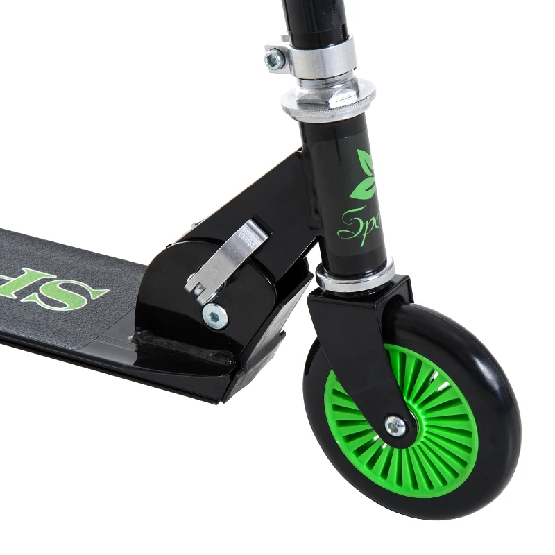 HOMCOM Adjustable Aluminium Kids Scooter-Green