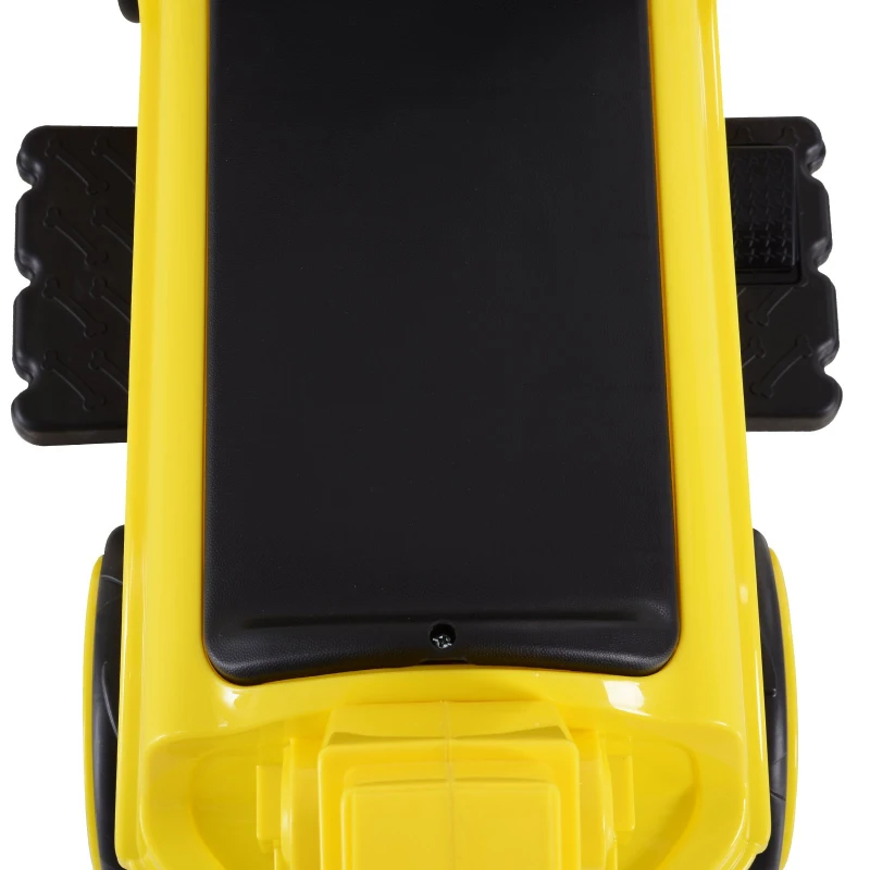 HOMCOM Tractor Eléctrico para Niños con Música y Luces Coche Eléctrico con Pala Masiva Batería 6V Carga 30kg 3 Años+