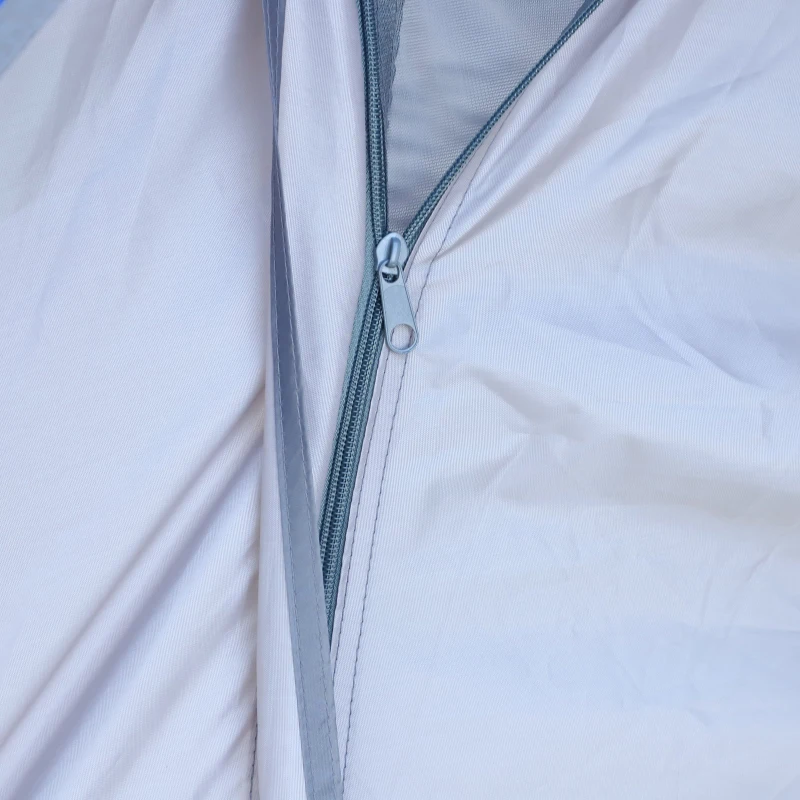 Tienda de Campaña y Carpa Diseño 2 en 1 Instantánea y Fácil de Montar 200x230x140 cm con Bolsa de Transporte Incluida Estampado Azul de Estrellas y Gris