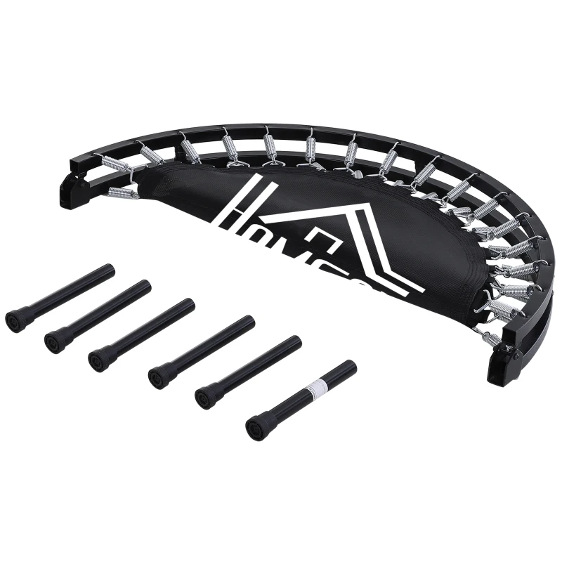 HOMCOM Cama Elástica Trampolín con Diámetro 81cm y Muelles Resistentes Hasta 100kg Color Azul Oscuro Diámetros 81 x 22,5cm