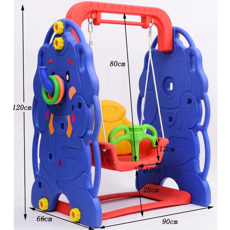 HOMCOM Columpio Infantil 90x120x66cm Niños de 9 a 36 meses Carga Max 50Kg