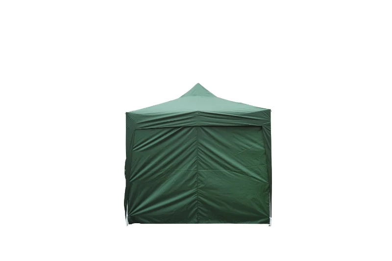 Carpa 3x4,5m Plegable en Acordeon 3 Paneles Laterales Verde Pabellon Gazebo Cenador