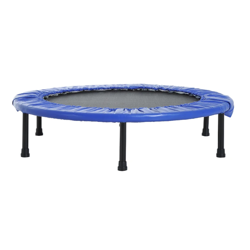 HOMCOM 3.3ft 101.5cm Mini Trampoline-Black/Blue
