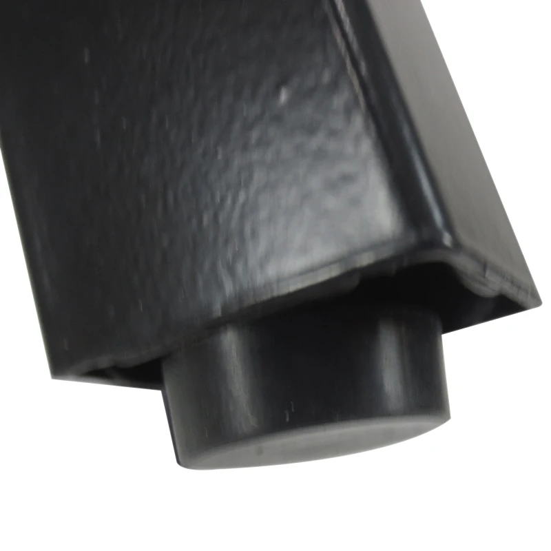 Outsunny Conjunto de Muebles de Exterior de 3 piezas Mesa de Jardín y 2 Sillas a juego con Reposabrazos Incorporados en Negro