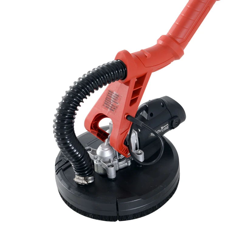 DURHAND Lijadora de Pared Eléctrica y Profesional con Bolsa de Polvo Amoladora para Pared Lijadora de Disco 6 Lijas