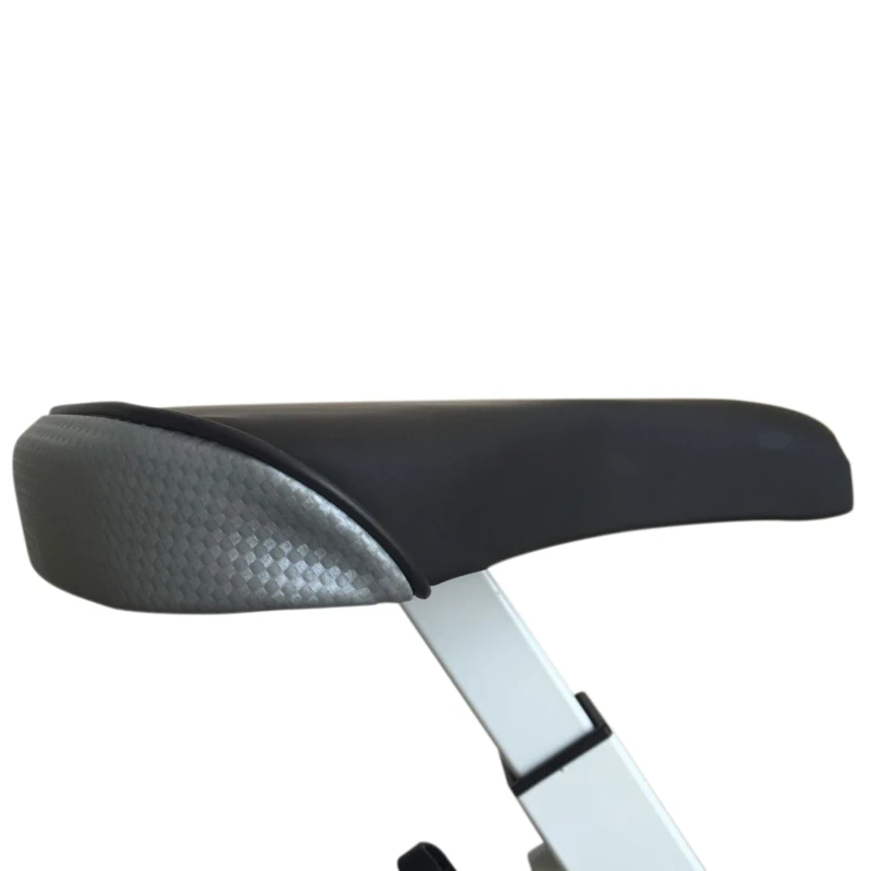 HOMCOM Bicicleta Estática Plegable Bicicleta de Ciclismo Vertical con Resistencia de  8 Niveles Pantalla LCD Asiento Ajustable Soporta hasta 110 kg 83x43x110 cm Negro