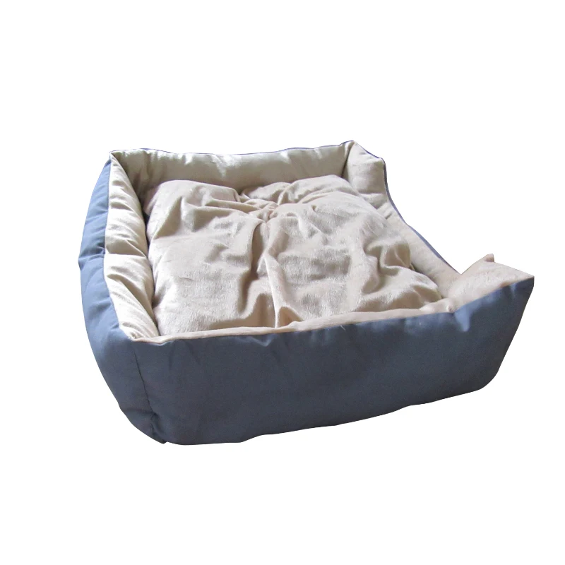 Cama con Cojin para Mascota Perro Gato Mascotas 72x60x18 cm Suave y Lavable