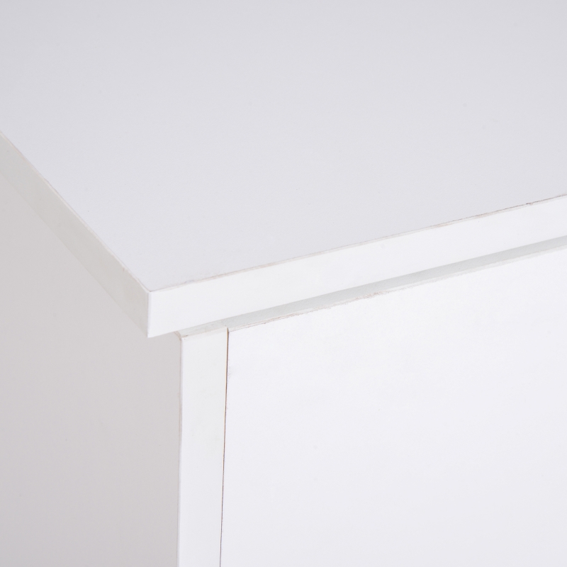 HOMCOM Mesa de Centro Mesita Café Mueble Salón Comedor Mesa Auxiliar Tablero Deslizante Estilo Contemporáneo Mesa para Sofá Sala de Estar 100x50x50cm