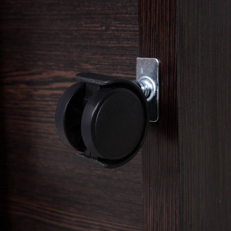 Vinsetto Cajonera Archivador con Ruedas Armario Archivador Móvil Cajonera Madera Seguro para Oficina con Llave para Organizar Documentos en Oficina o Hogar 40x44x54.6cm