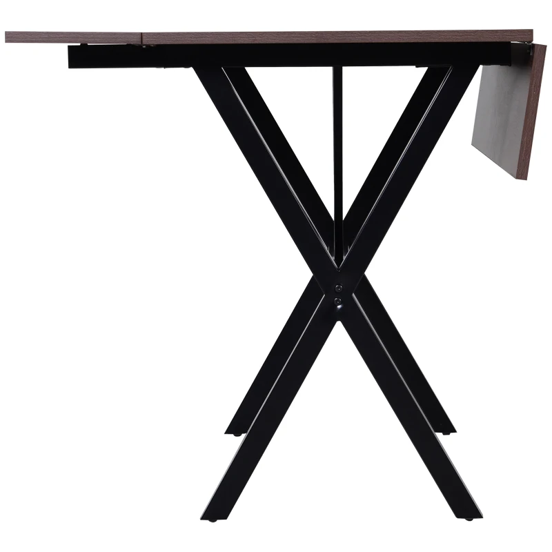 HOMCOM Mesa de Comedor Extensible con 3 Maneras de Uso Mesa Plegable para Salón Cocina Rectangular de 109 cm