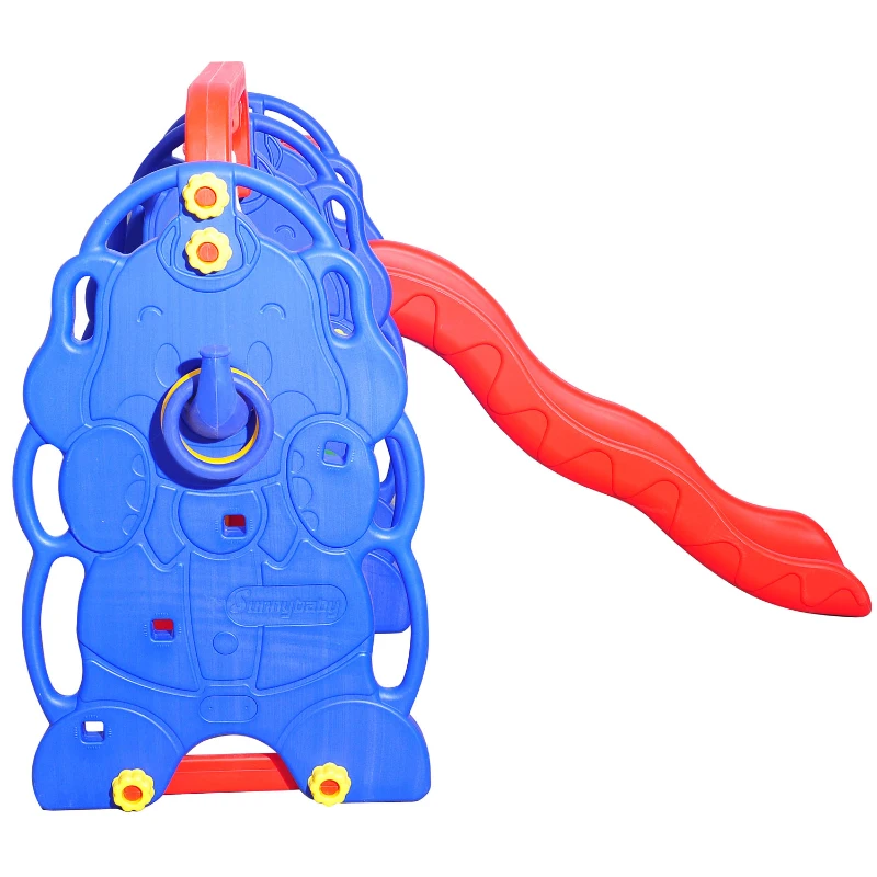 Columpio Infantil + Tobogan y Canasta Baloncesto Juguete Jardin Niños a partir 3 años