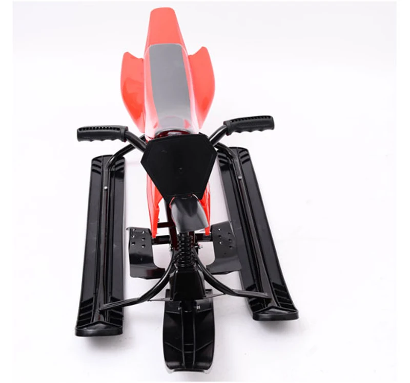 Homcom - Trineo de nieve modelo motocicleta carreras tubo de acero para esquiar esqui