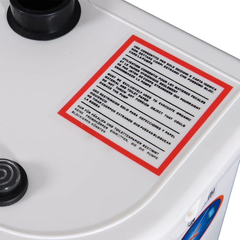 Bomba Triturador Sanitario 800W Eliminacion Aguas Residuales WC Unidad Elevacion