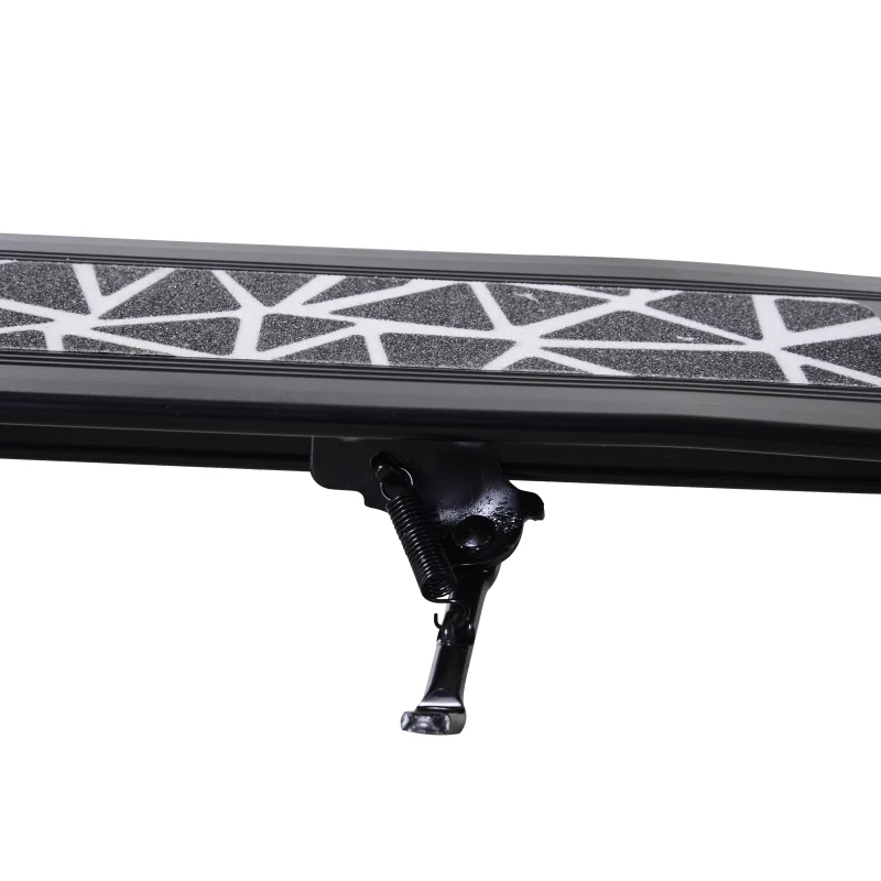 HOMCOM Patinete Plegable Scooter con Manillar Altura Ajustable 86/92/98cm  Patinete para Adultos y Niños (más de 14 años) Tipo Monopatín con Freno Grandes Ruedas Carga 100kg