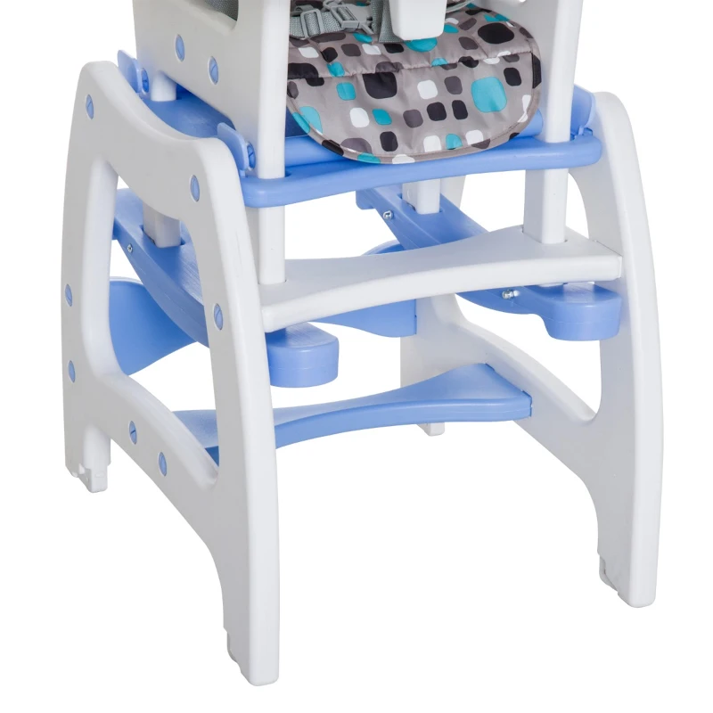 HOMCOM 3 en 1 Sillita Trona Mecedora Balancin Bebe Convertible Multifuncional Infantil