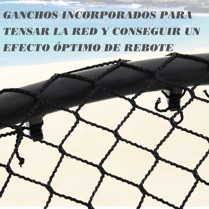 Juego de mini voleibol para Playa o Césped Exteriores  Mini Voleibol 4 Jugadores Desmontable con Bolsa de Transporte y 3 Balones