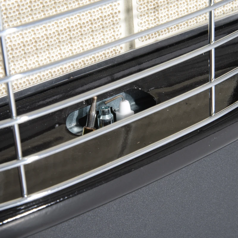 Estufa a Gas y Electrica Interior y Exterior Calefactor Metal Ceramica Cuarzo