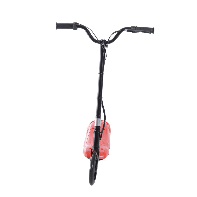 Patinete Eléctrico E-Scooter Batería 120W Manillar Ajustable Scooter Desmontable (Rojo)