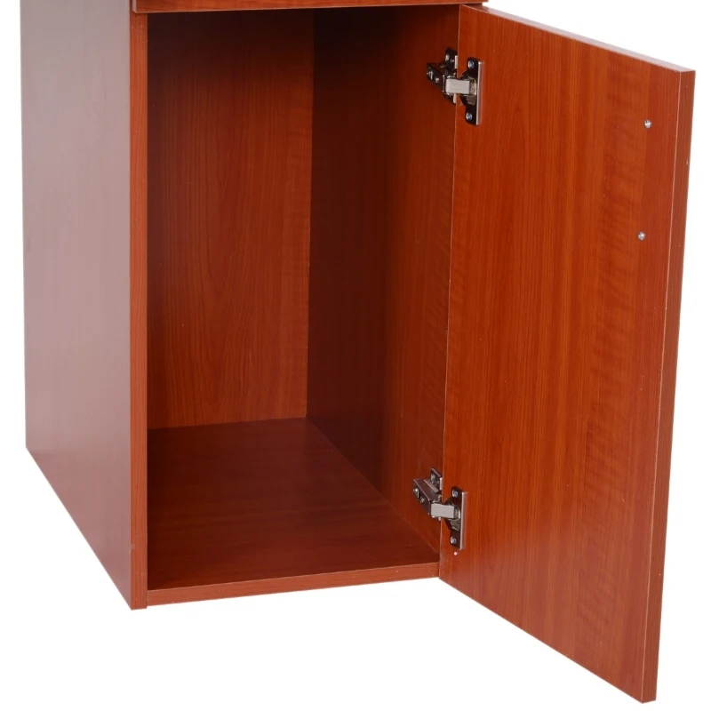 HOMCOM Mesa de Ordenador PC  Escritorio Estudio y Trabajo 120x60x74 cm Madera