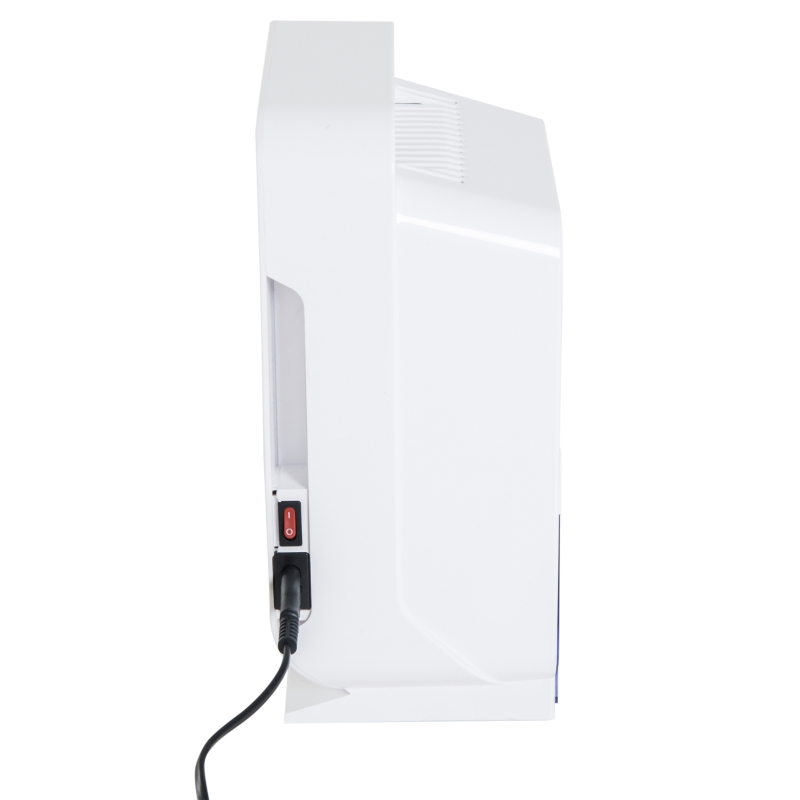 HOMCOM Mini Deshumidificador de Aire Eléctrico 1300ml Portátil Silencioso Auto-Apaga 400ml/24h Resistente a Bacteria Humedad Moho para Cocina Dormitorio Caravana Oficina Garaje 18.1x12.7x28.8cm