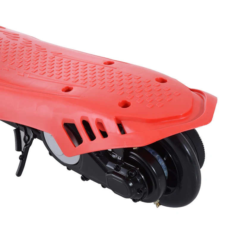 Patinete Eléctrico E-Scooter Batería 120W Manillar Ajustable Scooter Desmontable (Rojo)
