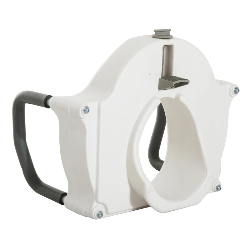 HOMCOM Asiento de Inodoro Elevado con Apoyabrazo Acolchado Extraible 44.3x52x33cm Salud