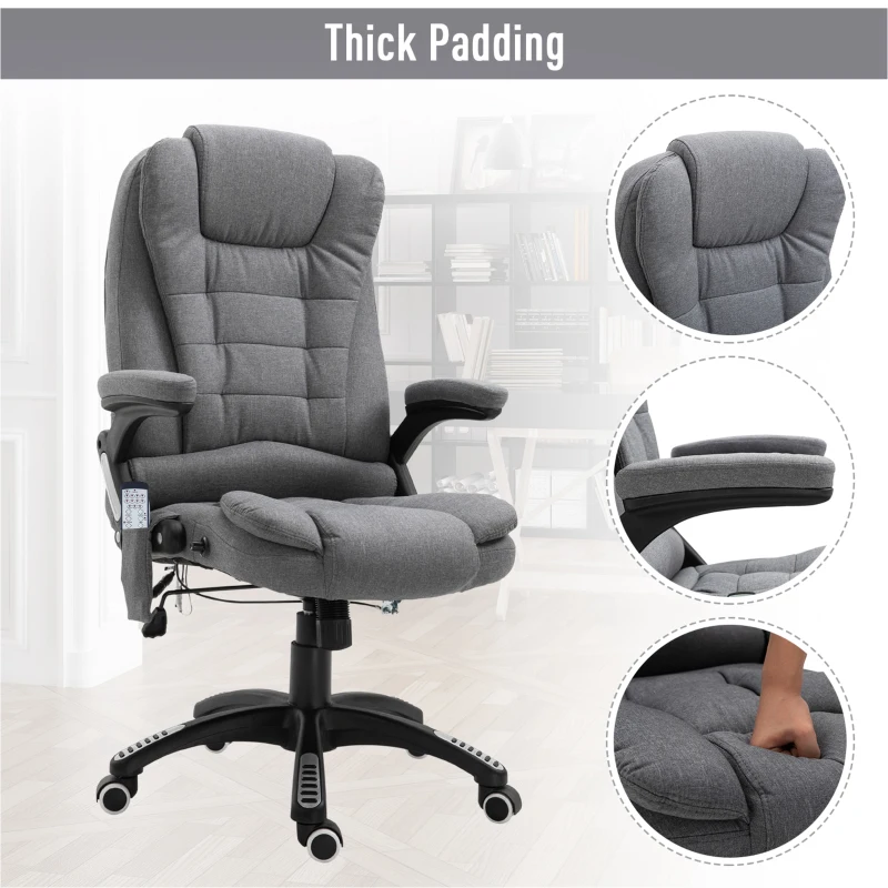 Vinsetto Massage 130° Reclining Chair 130° Reclining Chair Relax Head