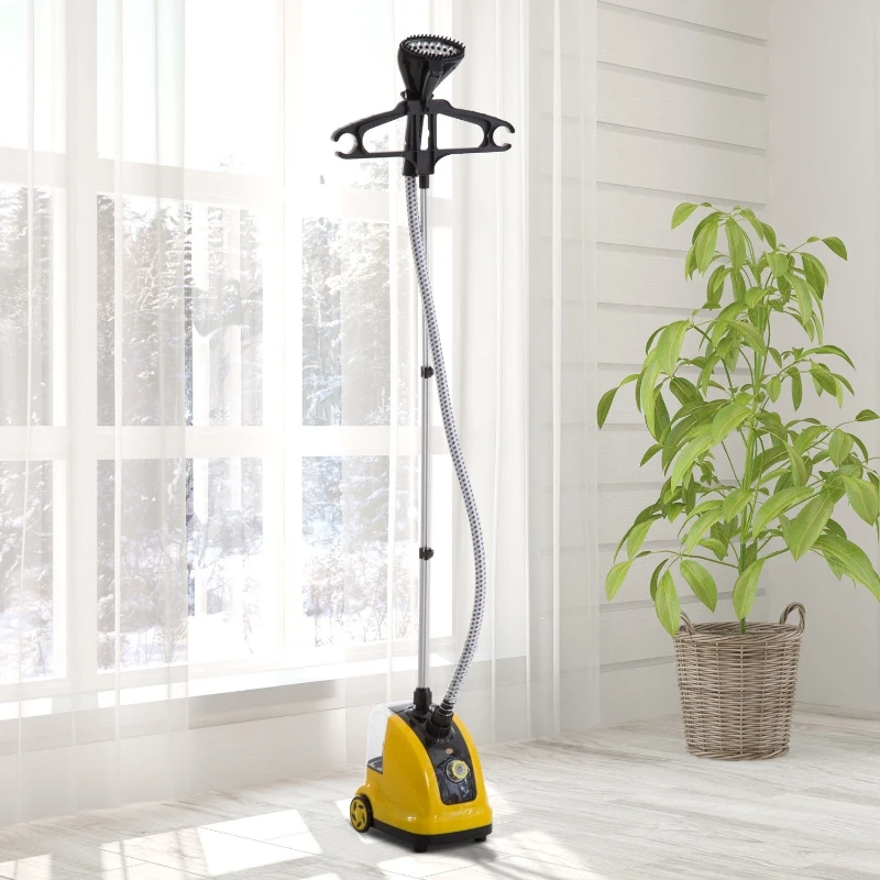 HOMCOM SZCZOTKA PAROWA PIONOWA 1800 W 1,4 L żółta