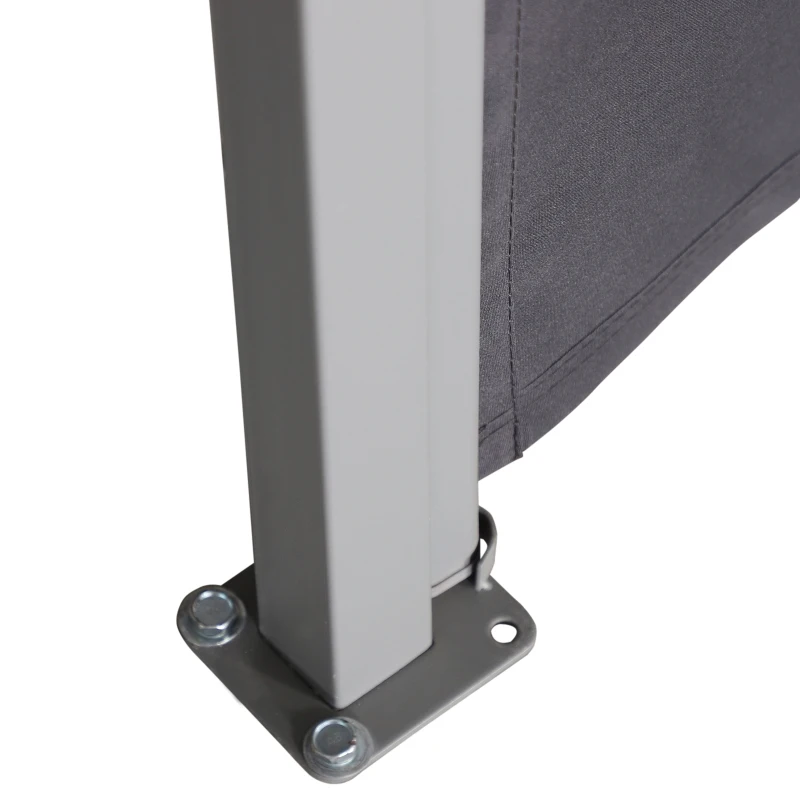 Markiza boczna Outsunny, roleta boczna, poliester, szara, 3 x 2 m