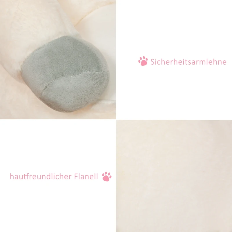 Pluszowy fotel dziecięcy pluszowy zwierzak krzesło dziecięce jednorożec do pokoju dziecięcego 59x58x68 cm