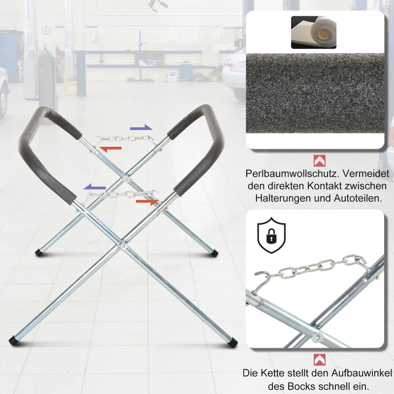 Stojak warsztatowy Akcesoria samochodowe lakierowanie stal bawełna maks. obciążenie 350 kg