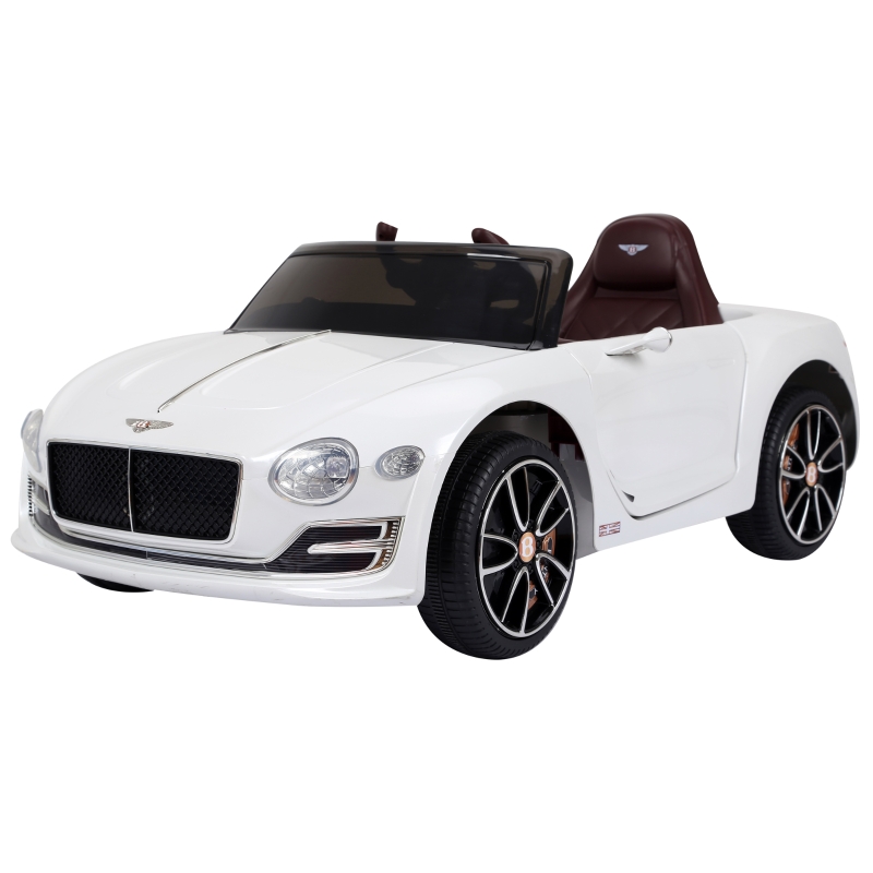 HOMCOM® SAMOCHÓD DLA DZIECI AUTO ELEKTRYCZNE BENTLEY Z PILOTEM biały