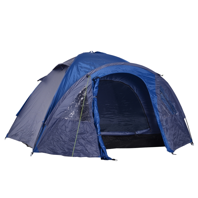 Namiot rodzinny z podwójną ścianką outdoor igloo dla 4 osób Outsunny