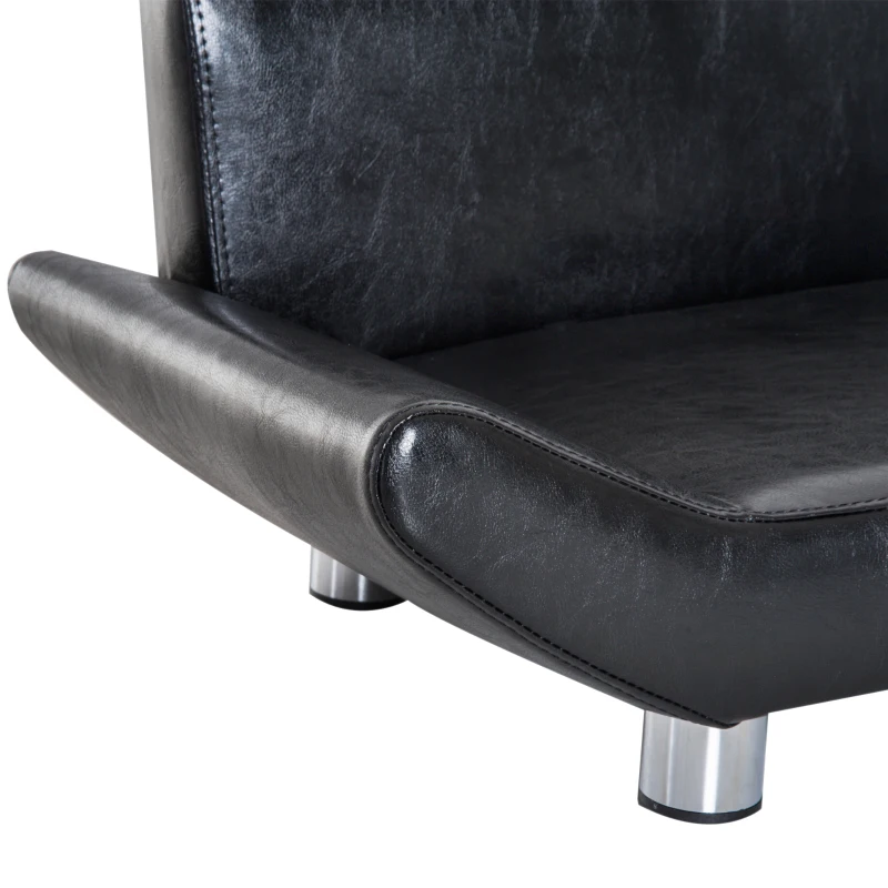 PawHut SOFA MATA DLA PSA ŁÓŻKO DLA ZWIERZĄT DOMOWYCH czarna