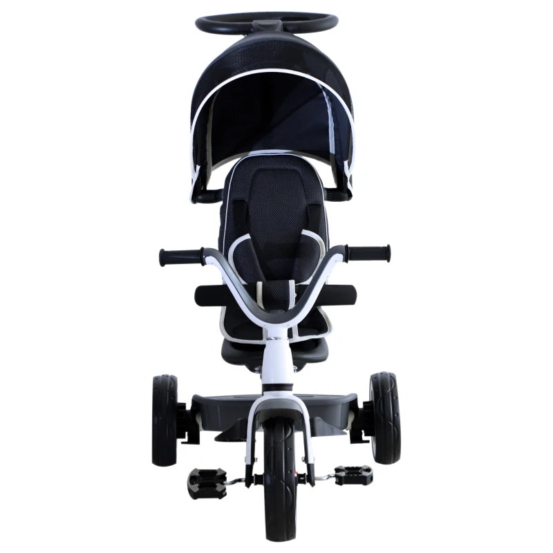 HOMCOM® 4 W 1 ROWER TRÓJKOŁOWY DLA DZIECI SPACERÓWKA szary