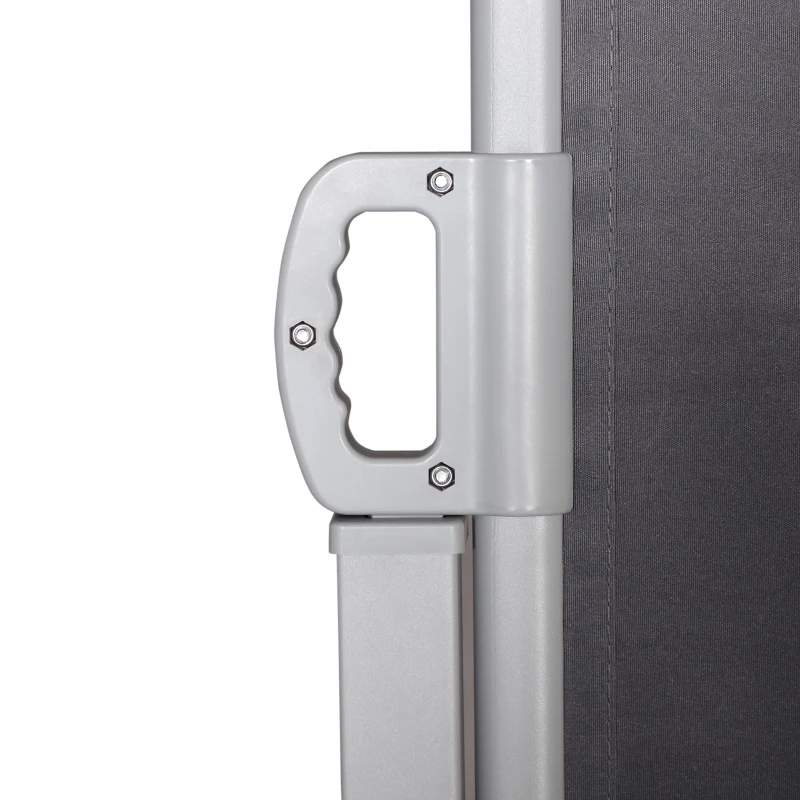 Markiza boczna Outsunny, roleta boczna, poliester, szara, 3 x 2 m