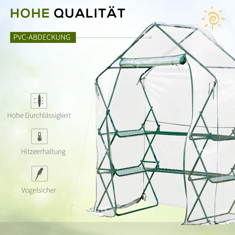 Szklarnia cieplarnia regał na kwiaty tunel na pomidory szklarnia do ogrodu