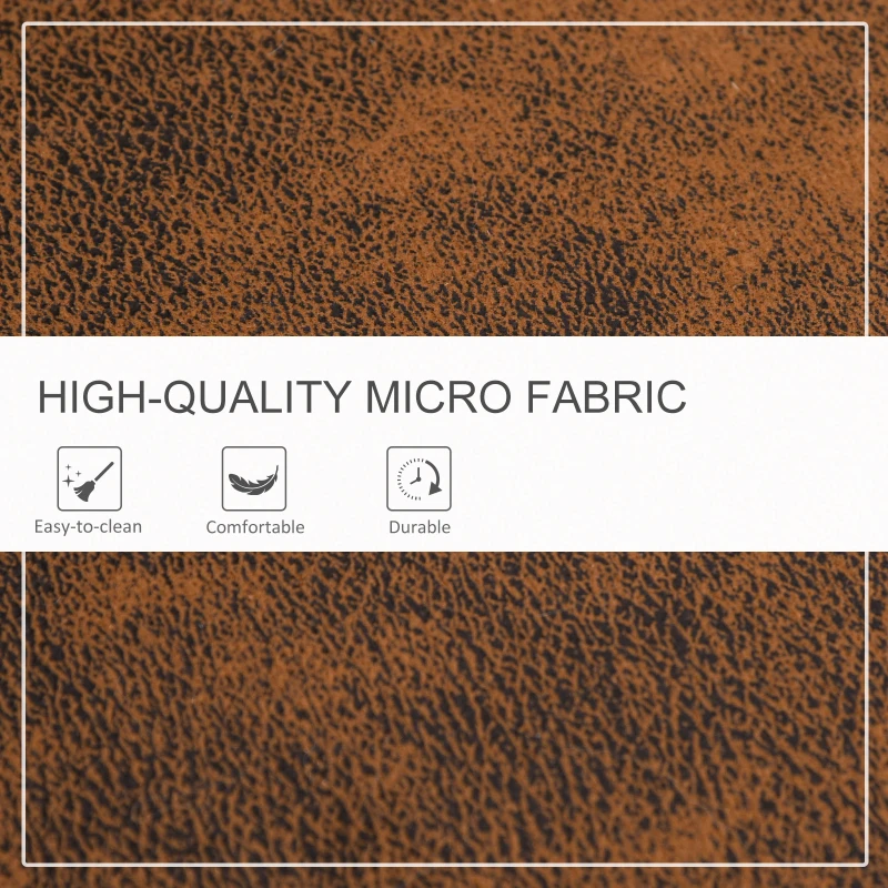 PawHut Pet House Ottoman Cat Bed Footstools Indoor Condo with Cushion, Brown