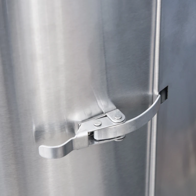 Outsunny 10KW Outdoor Gas Patio Heater Standing Propane Heater w/ Wheels Dust Cover