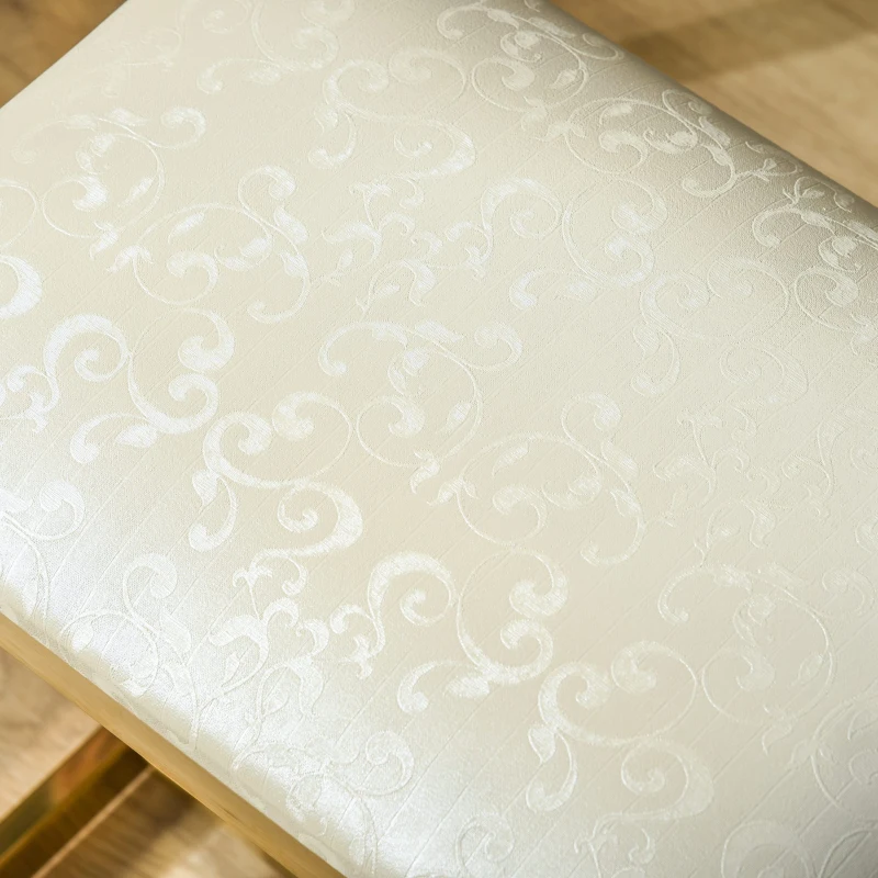 HOMCOM Vanity Table Set Dressing Table with LED Light, 4 Drawers Cushioned Stool