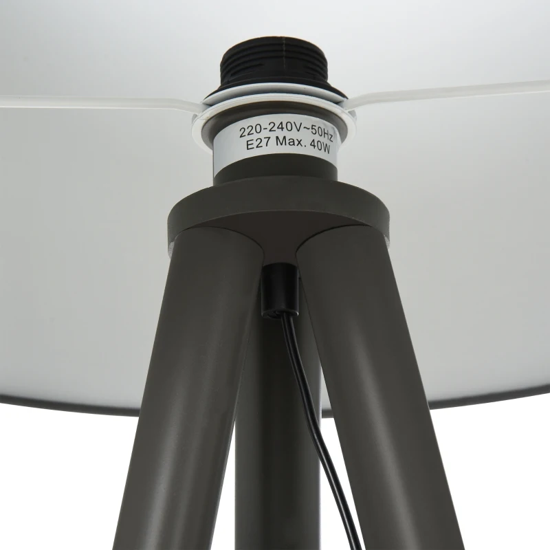 Lampa podłogowa Lampa stojąca E27 do sypialni jadalni szary