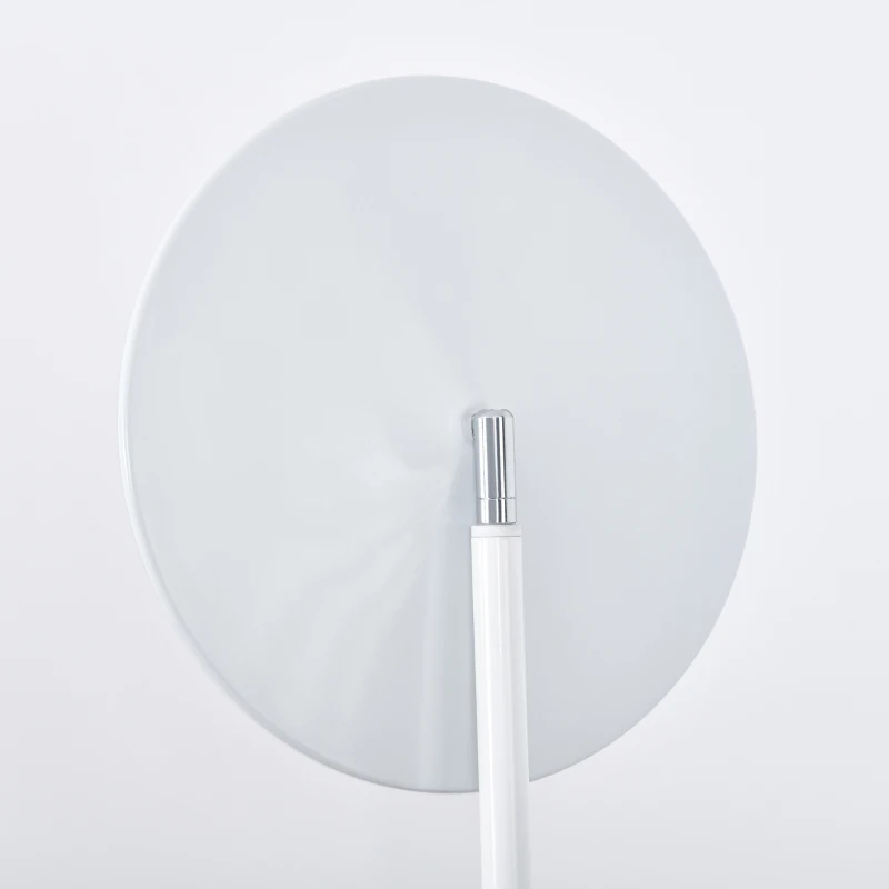 HOMCOM Lámpara de Pie LED 18 W/1800 lm con 3 Color Temperatura Cabezal Giratorio y Base de Metal Lámpara de Lectura Moderna para Salón Dormitorio Ø28x171,5 cm Blanco