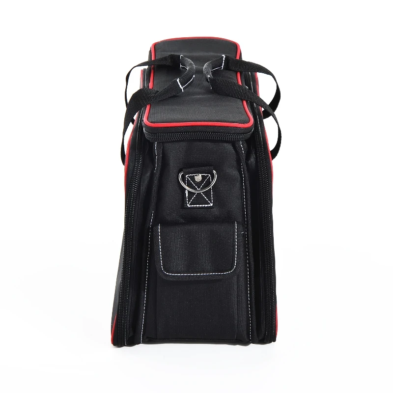 HOMCOM Heavy Duty Tool Bag Electrician bags Organizer Mechanic Storage Black