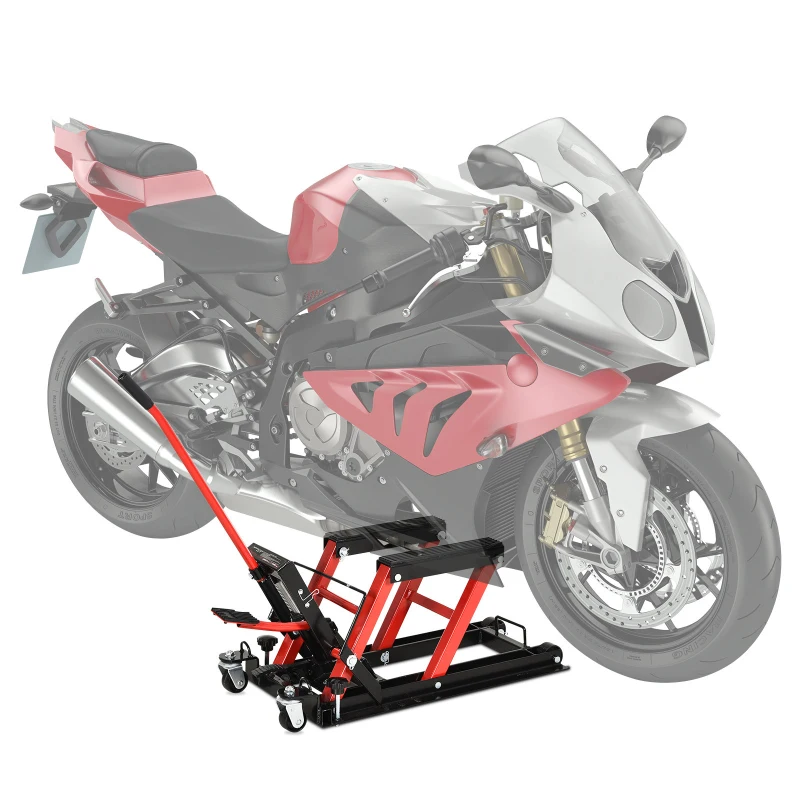 DURHAND 680 KG Hydraulic Motorcycle ATV Steel Lift Jack Srand Street Bike Hoist