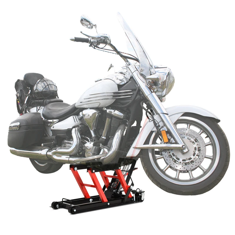 DURHAND 680 KG Hydraulic Motorcycle ATV Steel Lift Jack Srand Street Bike Hoist