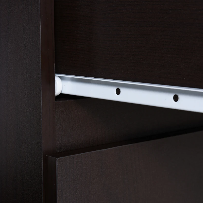 HOMCOM Printer Stand with Open Storage Shelves, for Home Office Use, Include Drawer