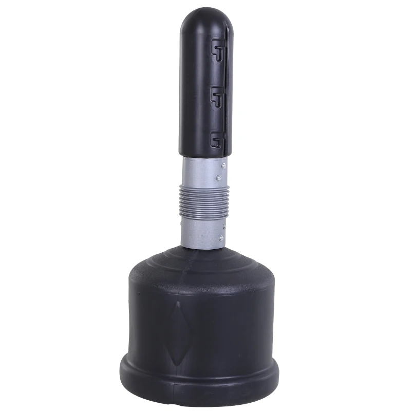 HOMCOM Freestanding Boxing Punching Bag Heavy Boxing Bag Men Stand Kick Boxing Bag Kick Punch Bag Silicone Red