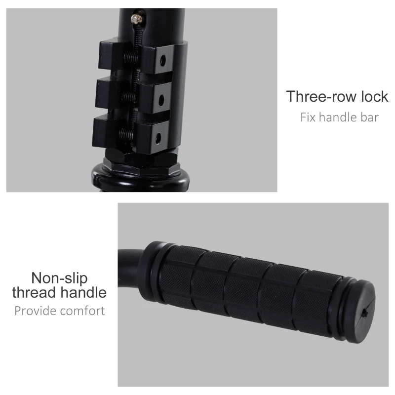 HOMCOM Stunt Scooters for Beginners Trick Stunt Scooter with Stable Performance Freestyle Kick Scooter for Teenagers 14 Years and Up Black