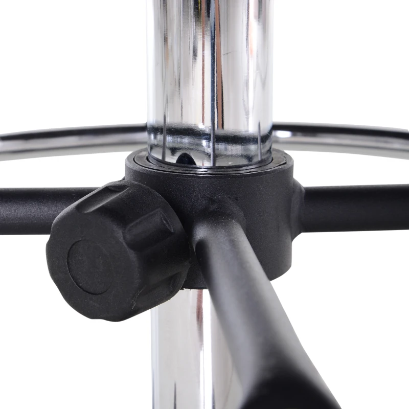 Vinsetto Drafting Chair, Draughtsman Chair, Mesh Tall Office Chair with Adjustable Height, Foot Ring, Swivel Wheels