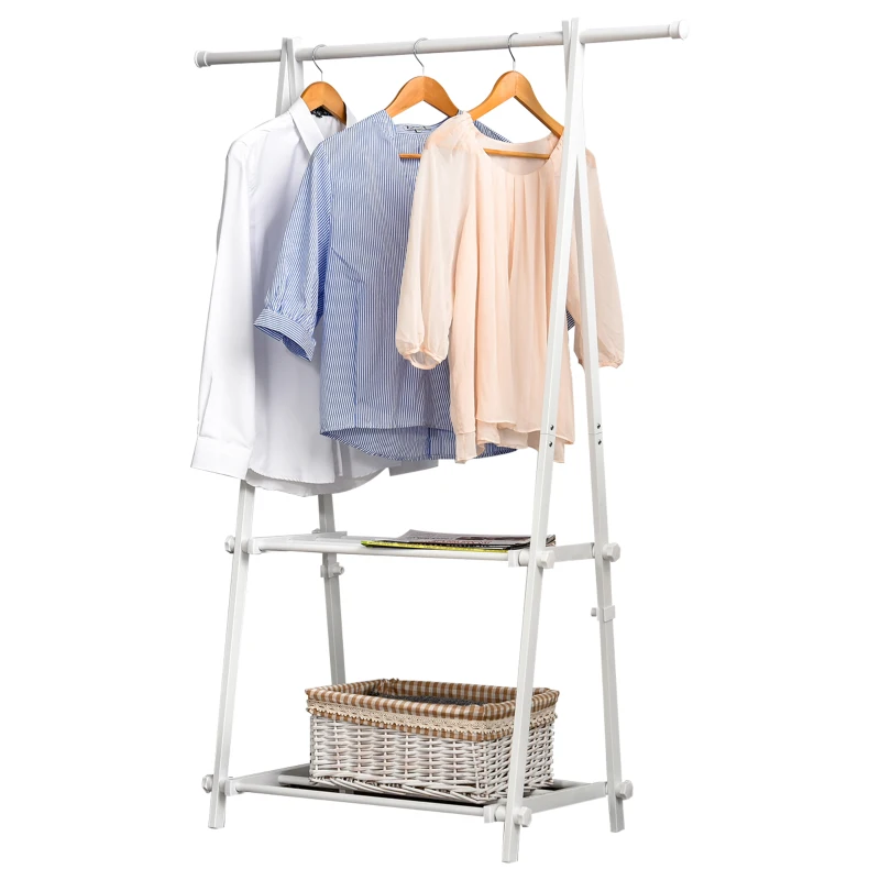 Multi-Function Corner Coat Rack, Floor Stationary Clothes Hanger Shelves,  Removable Metal Clothes Storage Shelves, Hanging Shelf Bedroom Standing  Corner Coat Rack Easy Assembly Portable Clothes Rack Furniture Storage Rack